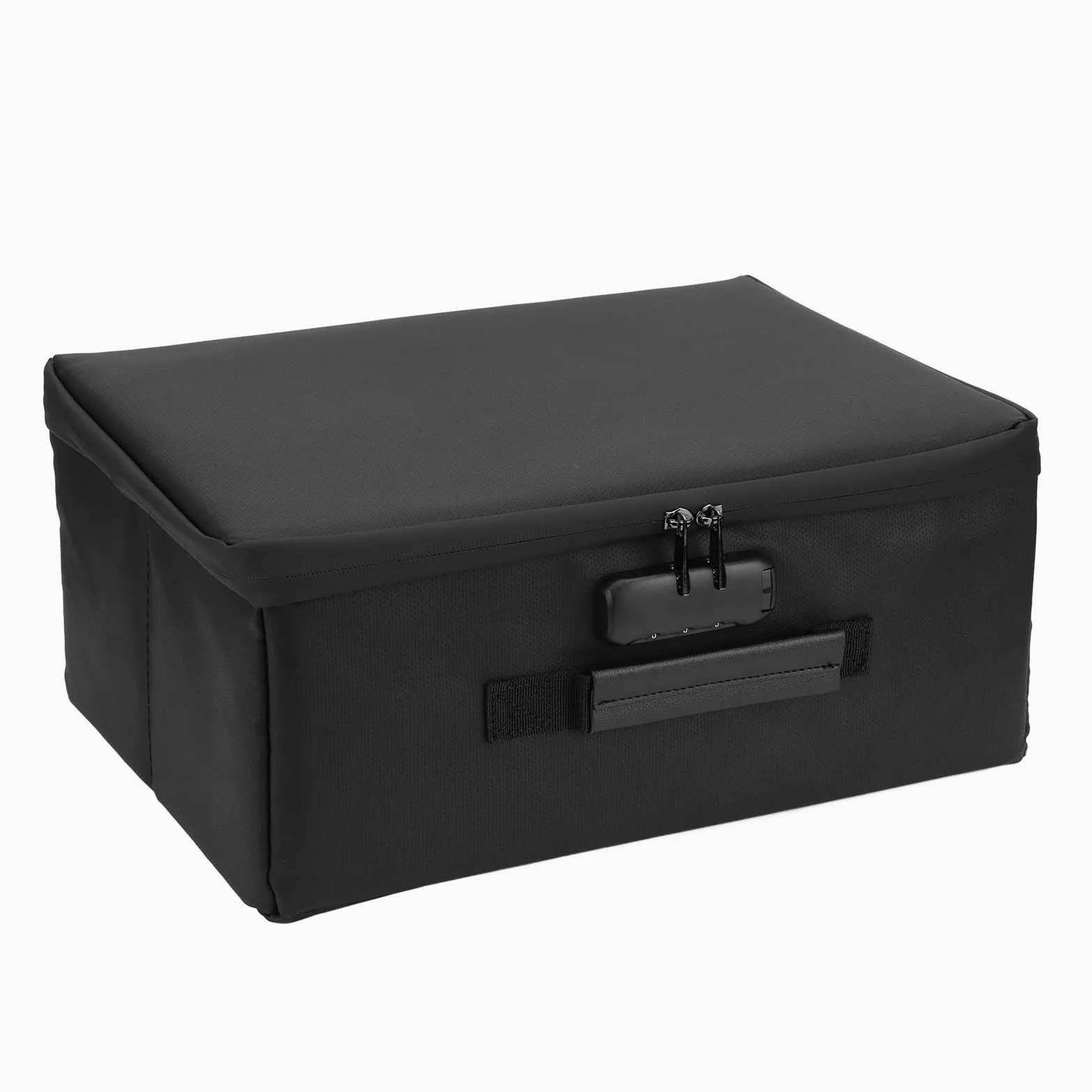 FILFEEL Borsa per Documenti Ignifuga - Scatola Portadocumenti Portatile per Alte Temperature con Serratura per Ufficio e Viaggi