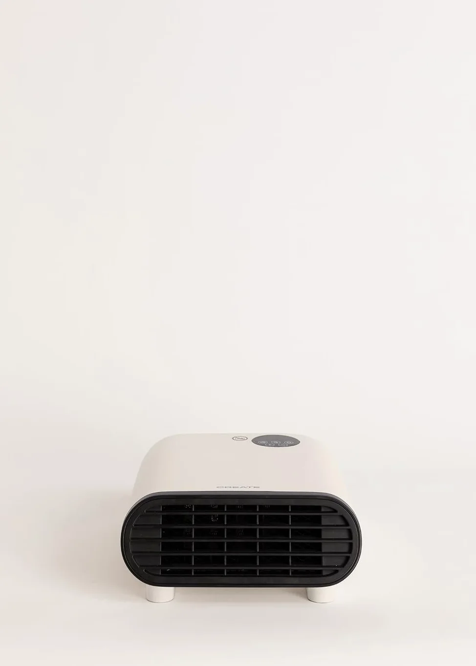 CREATE/WARM WALL/Riscaladore a parete o da pavimento con Wifi bianco sporco/Controllo tramite app, ambienti fino a 20m², rilevamento finestre aperte, antiribaltamento, 3 modalità,LCD, 2000W
