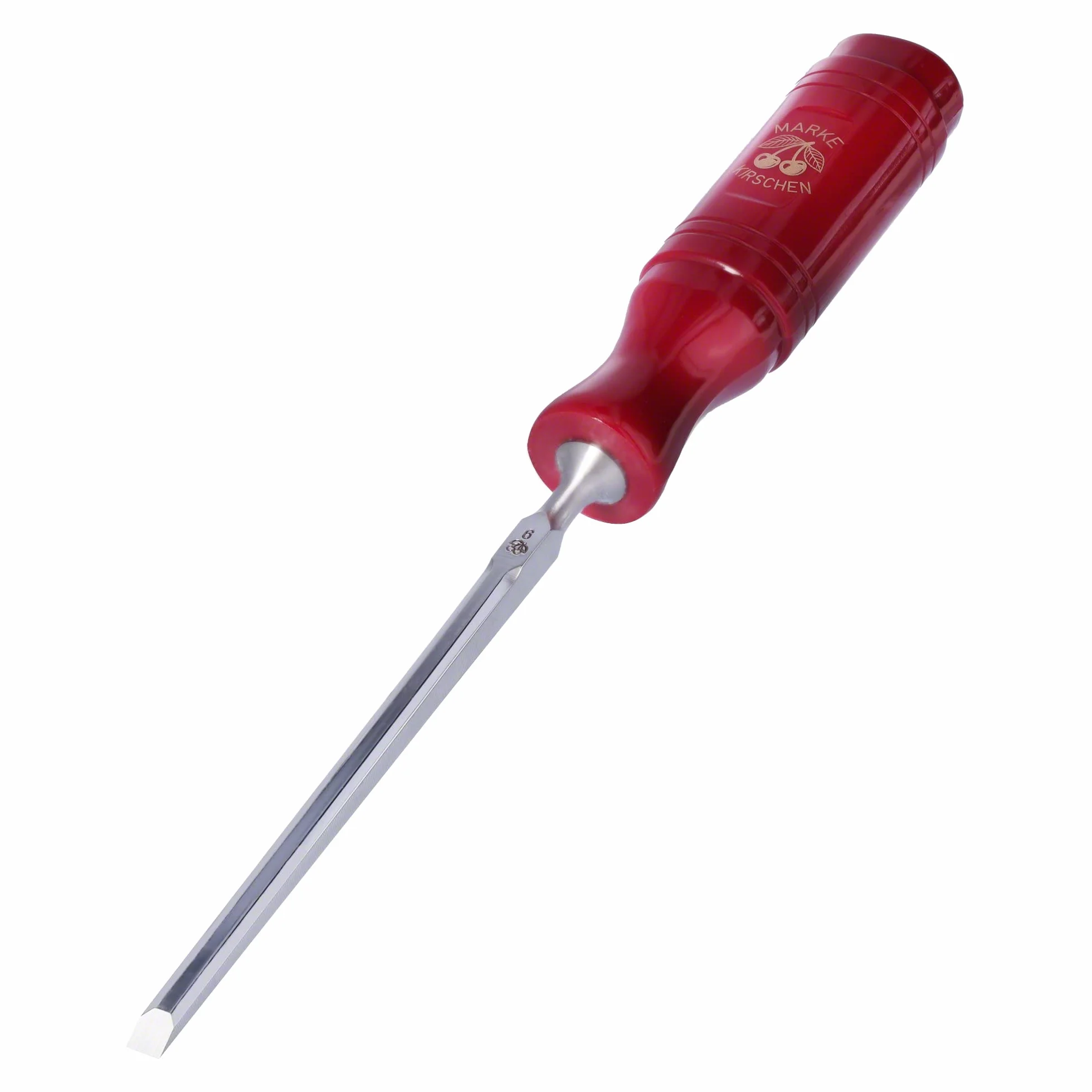 KIRSCHEN Werkzeuge Set di 6 scalpelli con manico in plastica in scatola di legno 6-26 mm