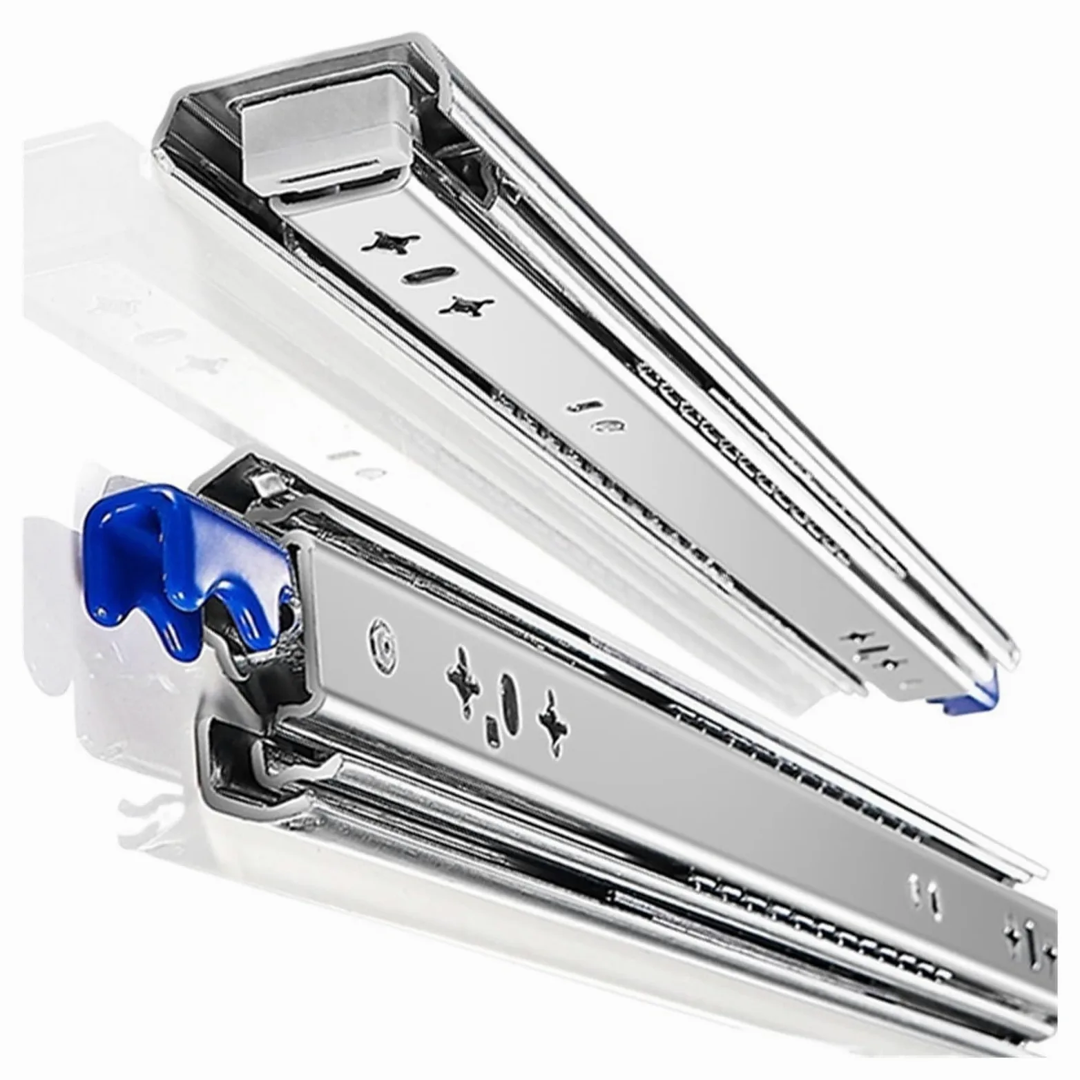 Guide for cassetti industriali Guide di bloccaggio ad estensione totale da 53 mm - Capacità di carico di 120 kg for mobili e camper 1 pezzo(40 inch)