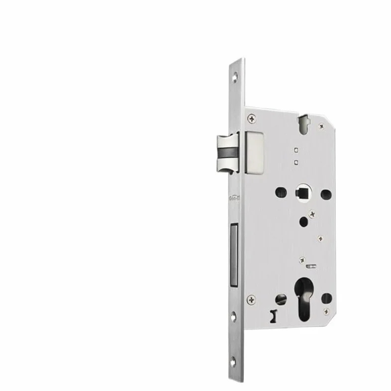 Serratura Porta 304 Acciaio inossidabile Anti-corrosione Riduzione del rumore Corpo di blocco muto Doppie linguette Corpo di blocco antiruggine Serratura Porta Interna