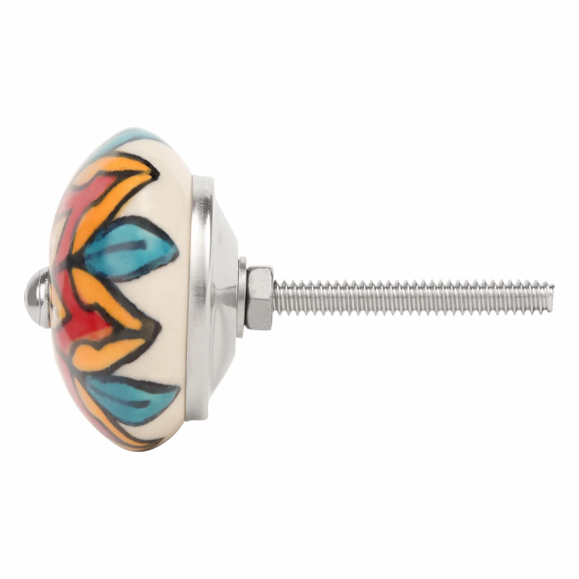 Set di 20 Pomelli Vintage in Ceramica per Mobili e Porte