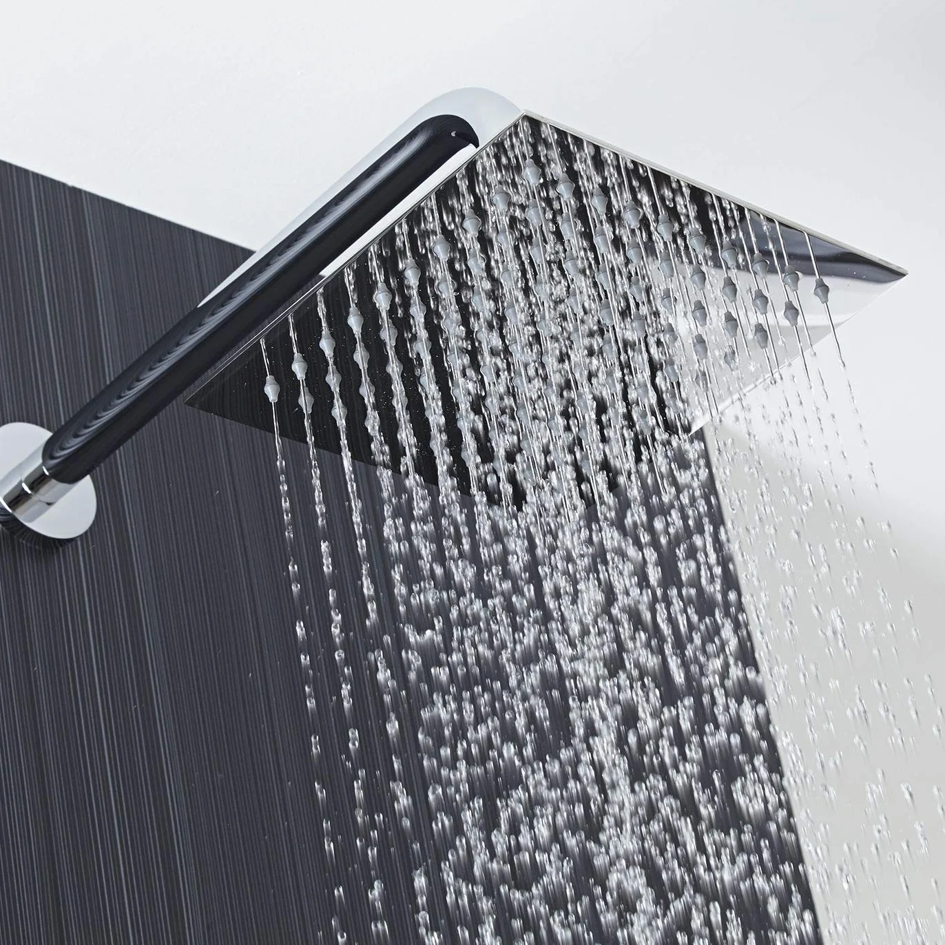 Voolan Soffione Doccia 30cm Inox 304 Alta Pressione Cromo