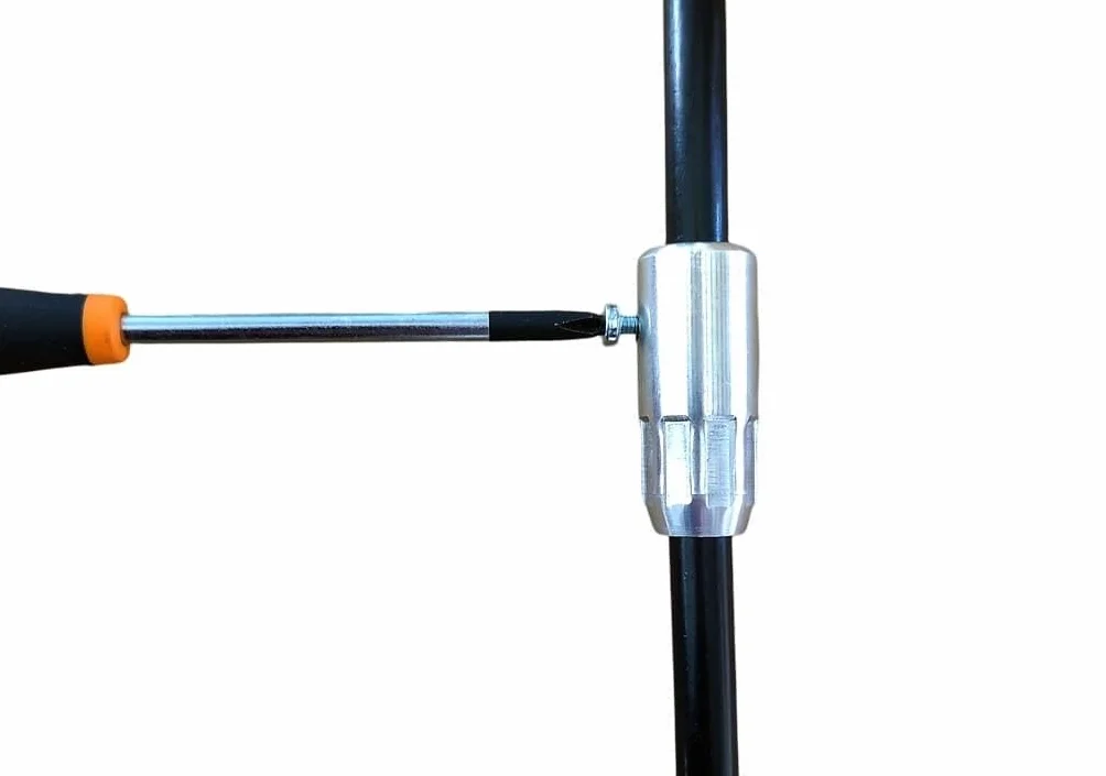 ROTOBRUSH PELLET- KIT PULIZIA STUFE E CALDAIE A PELLET FAI DA TE E GIUNTO ASPIRA FULIGGINE ROTAZIONE CON TRAPANO 6/9/12/15 metri - PULIZIA TUBI da 80 a 130 mm -Bloccaggio aste con vite trasversale