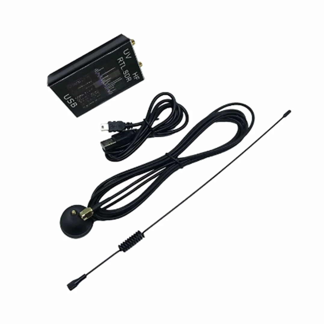 Ricevitore radio prosciutto 100KHz-1.7GHz Full Band UV HF -SDR USB Tuner RTLSDR Dongle USB con RTL2832U R820T2 SDR