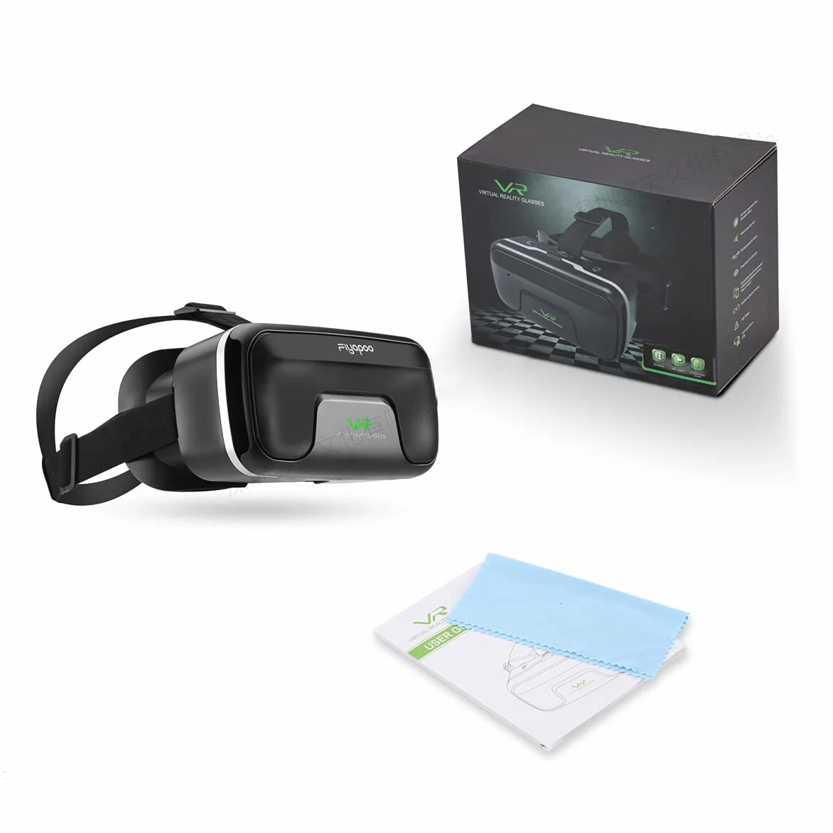 Occhiali VR 3D per Smartphone, 3D Visore Realtà Virtuale, HD VR per Film & Giochi, Compatibile con la Maggior parte degli Smartphone (4,7-6,7 Pollici). Regalo di Natale Perfetto.