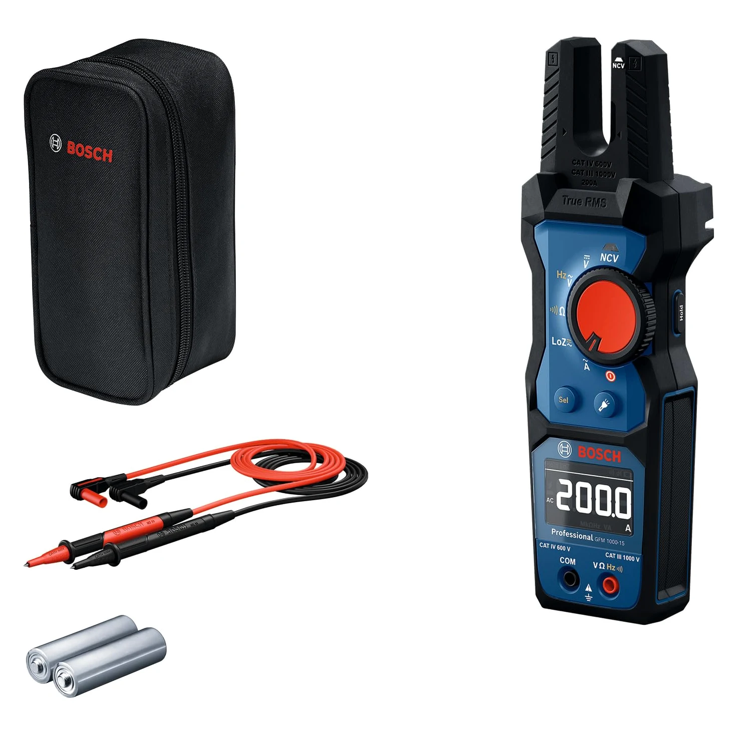 Bosch PRO Pinza Amperometrica a Forcella GFM 1000-15