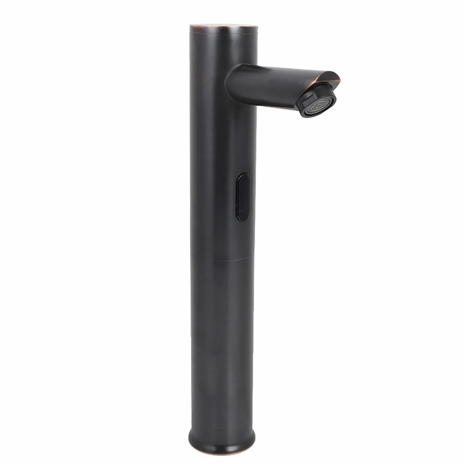 Rubinetto Lavabo Automatico in Ottone Nero Sensore a Infrarossi Freddo Caldo Senza Contatto Bagno