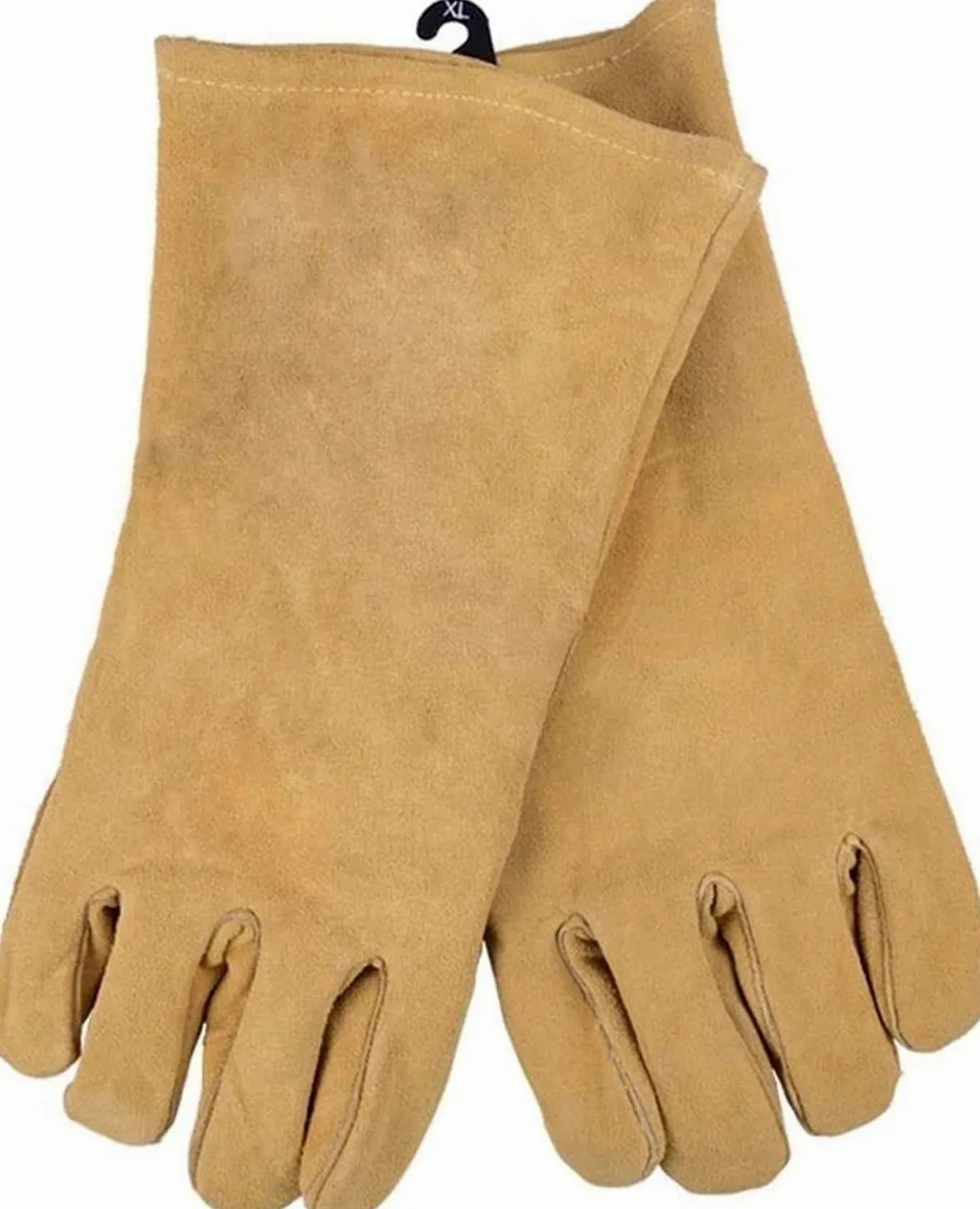 Guanti da Lavoro, Guanti da Saldatura Guanti Resistenti al Calore e ignifughi Guanti da Saldatore Fabbrica di Cuoio Spaccato di Mucca Giardinaggio Saldatura Stufa a Legna Guanti da Lavoro