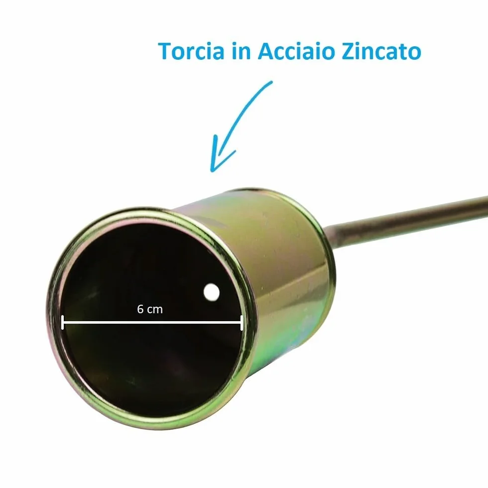 Bruciatore a Gas 35Kw 60 cm per Saldature a Leva Pistola per Asfalto Sverniciatura