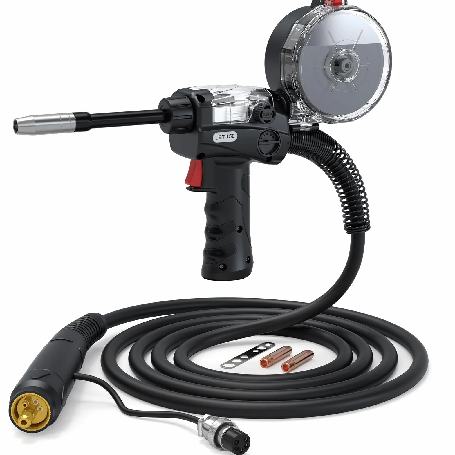 ARCCAPTAIN Spool Gun per saldatura in alluminio attacco europeo 5 poli 3 m per MIG205MP MIG205PRO