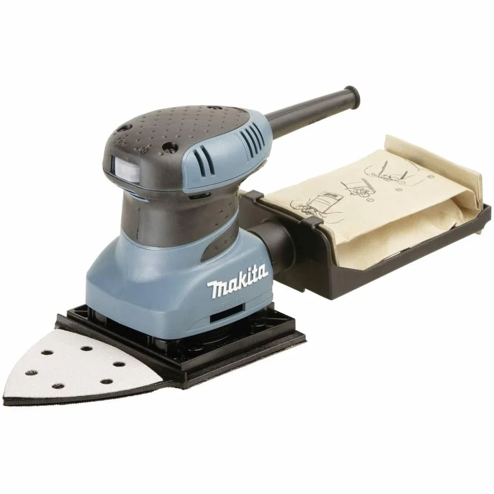 Makita Levigatrice orbitale a base quadrata velcrata 200 W BO4565J