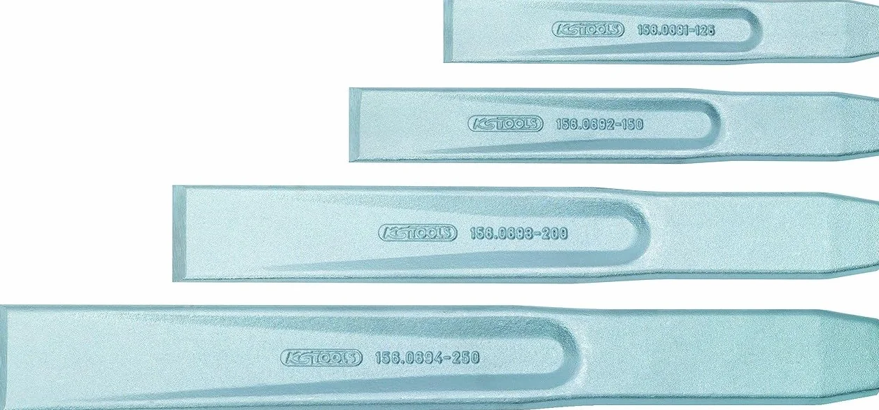 KS Tools Scalpelli Piatti per Meccanica 4 Pezzi