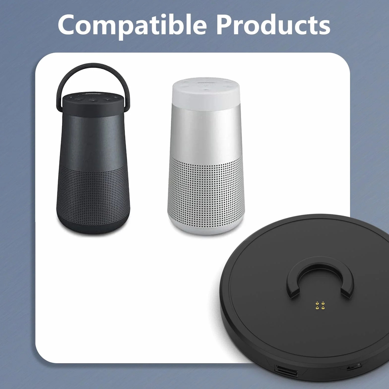 Hafiuege Caricatore per Bose Soundlink, Bose Soundlink Mini/Revolve Plus Alimentatore Altoparlante portatile per casa Caricabatterie USB Chassis ricambio