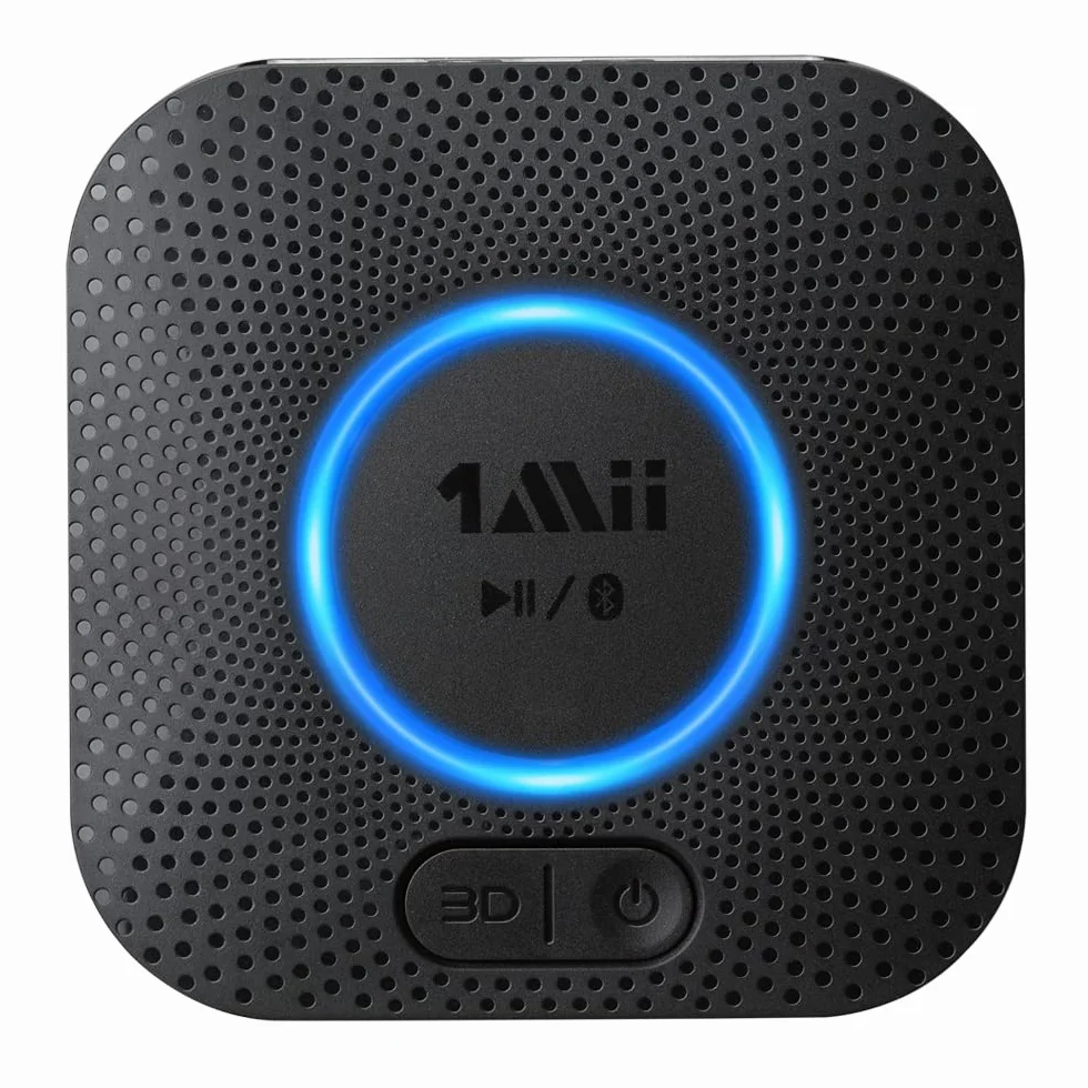1Mii Ricevitore Bluetooth 5.3, Adattatore Audio Bluetooth HiFi con Jack AUX 3,5mm e RCA, 3D Surround e aptX HD, Wireless per Amplificatore, Stereo Casa, Lungo Raggio 50m