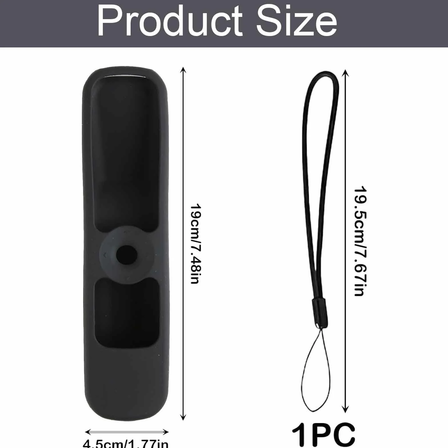 Custodia in Silicone per Telecomando LG AN-MR21GA AN-MR21GC MR22GA MR22GN MR23GA MR24GA, Cover telecomando LG antiurto, lavabile, Cover Telecomando per LG Magic 2021/2022/2023/2024 (Nero)
