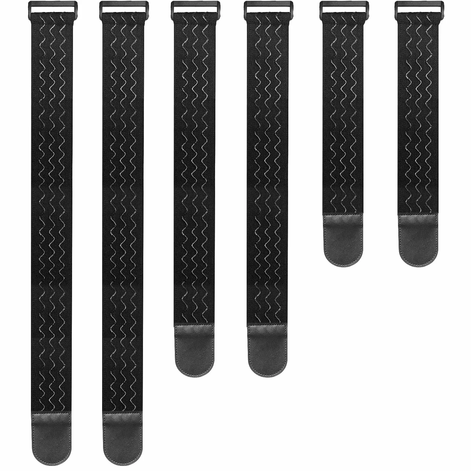 Cinghie Elastiche Antiscivolo 3 Misure 61/46/30cm x 5cm per Bicicletta Protezioni Pantaloni Bagagli