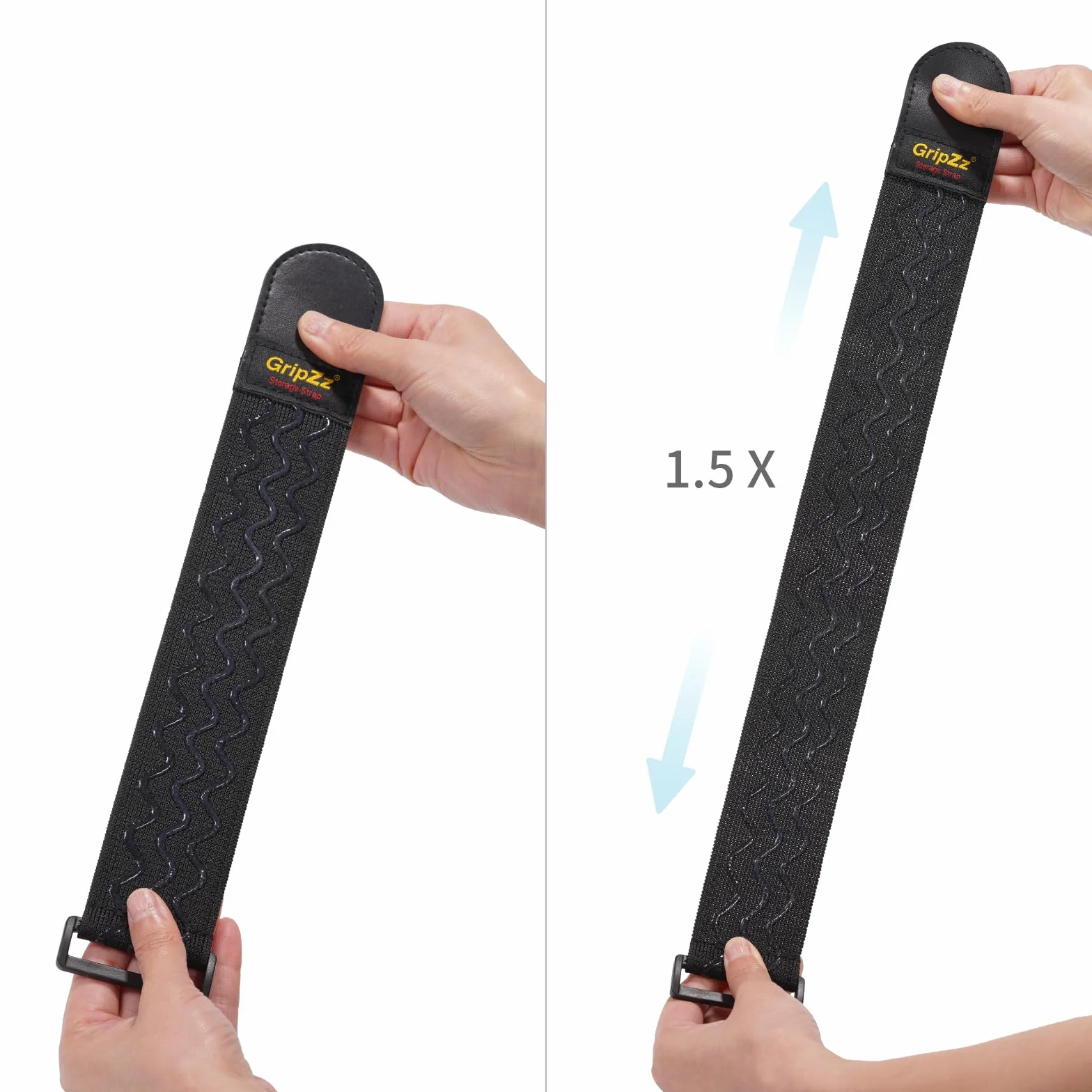 Cinturini Elastici con Chiusure a Strappo 3 Misure 61/46/30cm x 5cm Organizzatore di Cavi