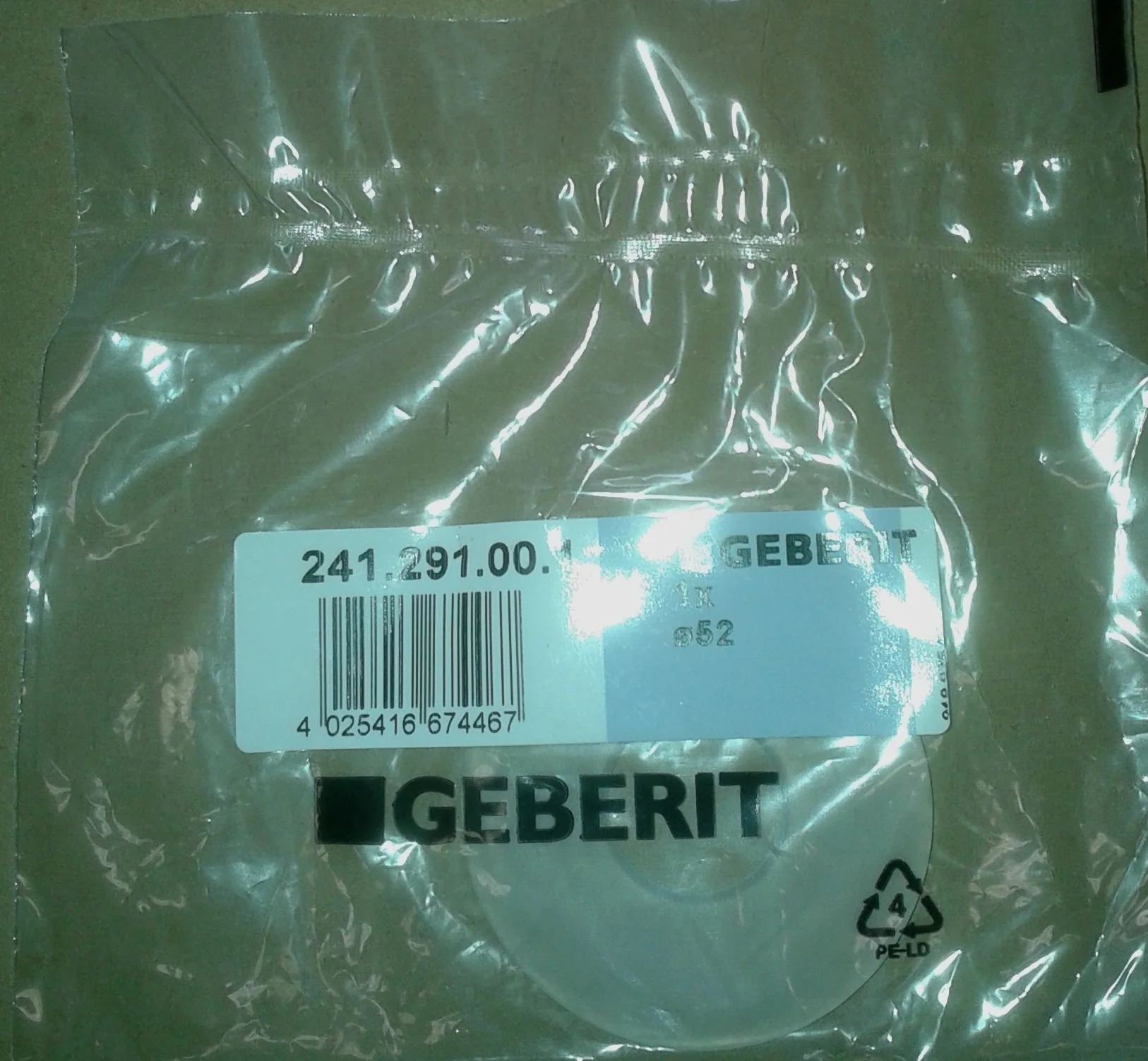 Geberit Guarnizione per Campana 241.291.00.1