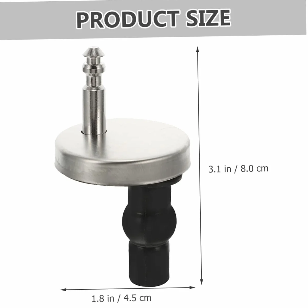Set 2 Bulloni e Viti Fissaggio Sedile WC, Raccordi Sgancio Rapido Cerniere, Compatibili Sedili Standard Legno Resina Plastica