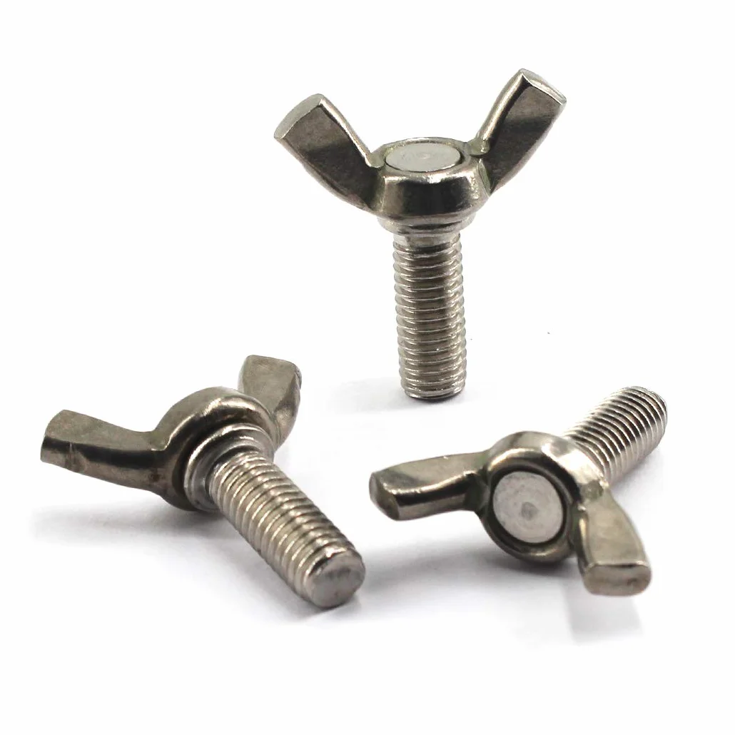 Bullone a farfalla M3 in acciaio inox 304 confezione da 30