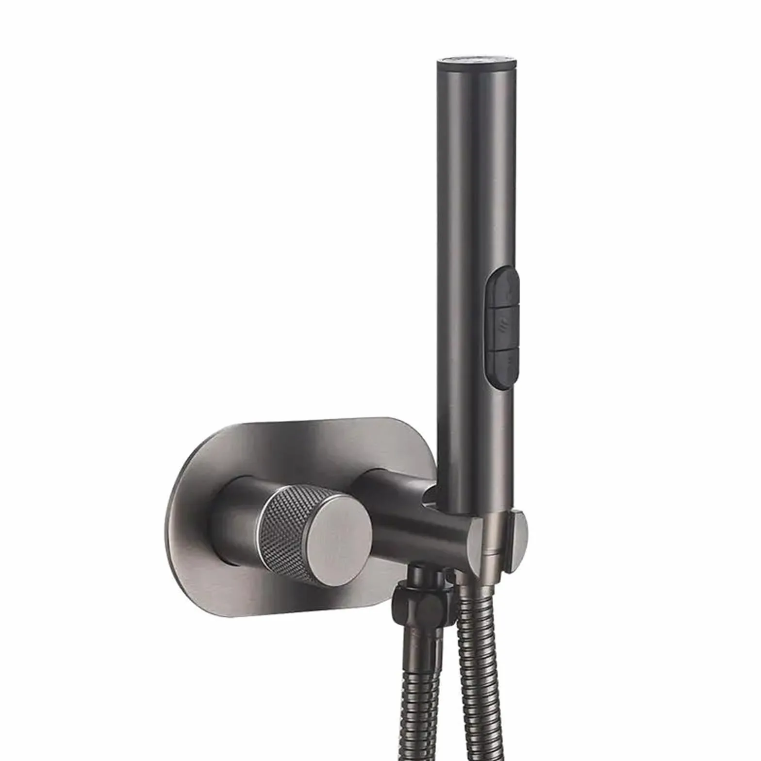 Bidet Portatile Supporto a parete for rubinetto bidet in ottone oro rosa spazzolato