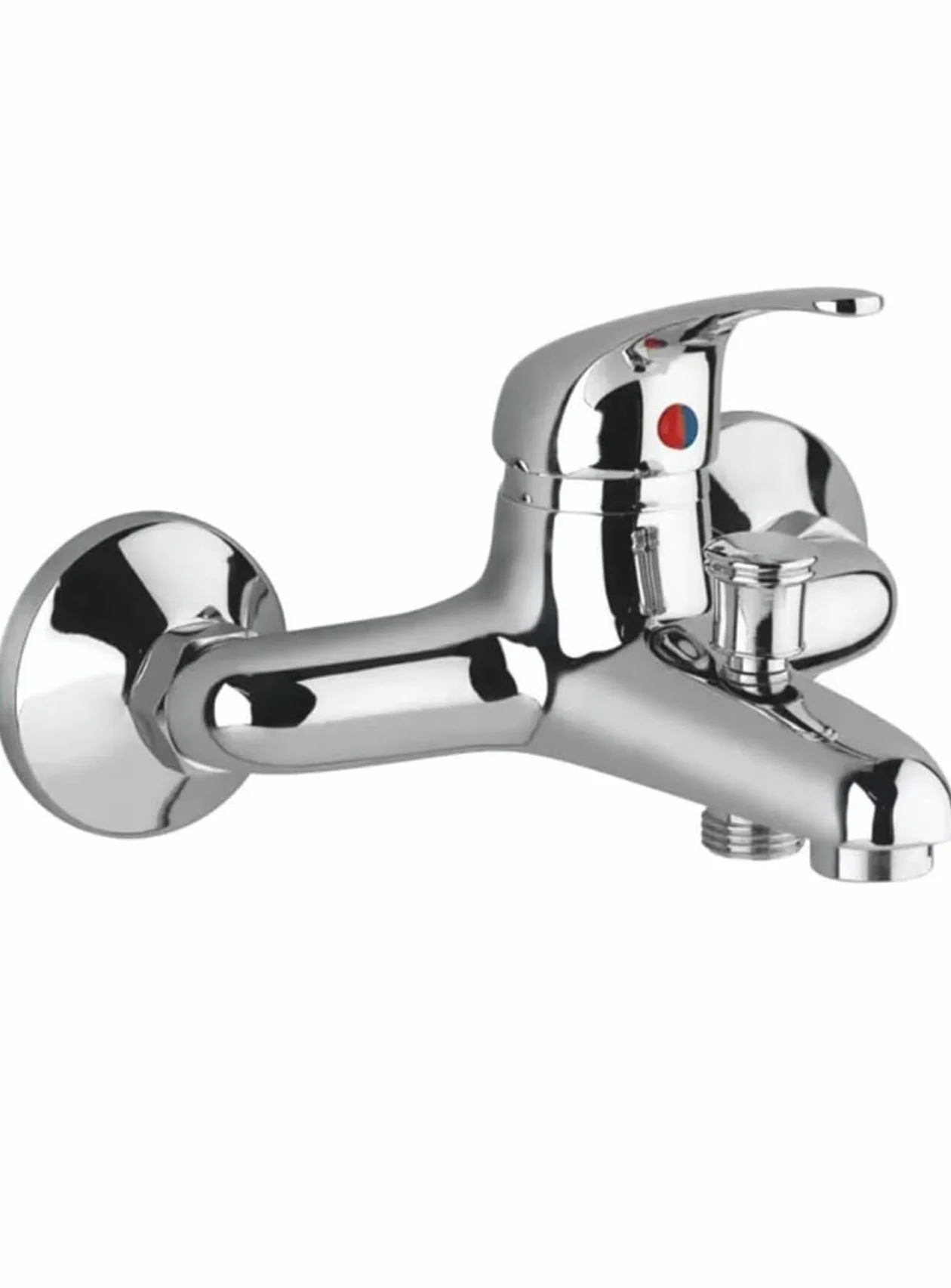 Bdit ACCESORI Rubinetto per vasca da bagno Rubinetto a parete Rubinetto Miscelatore per vasca da bagno cromato