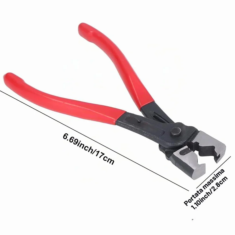 Pinza per Fascette Stringitubo Clic, Pinze Angolari per Collare, Universale Clic-R