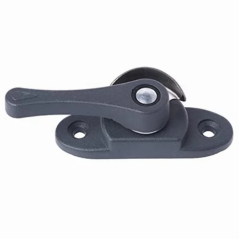 MRKU Maniglie per finestre, Serrature per Porte in plastica e Metallo, antifurto, Sicurezza, scorrevoli, bidirezionali, a Mezzaluna, Accessori per ferramenta
