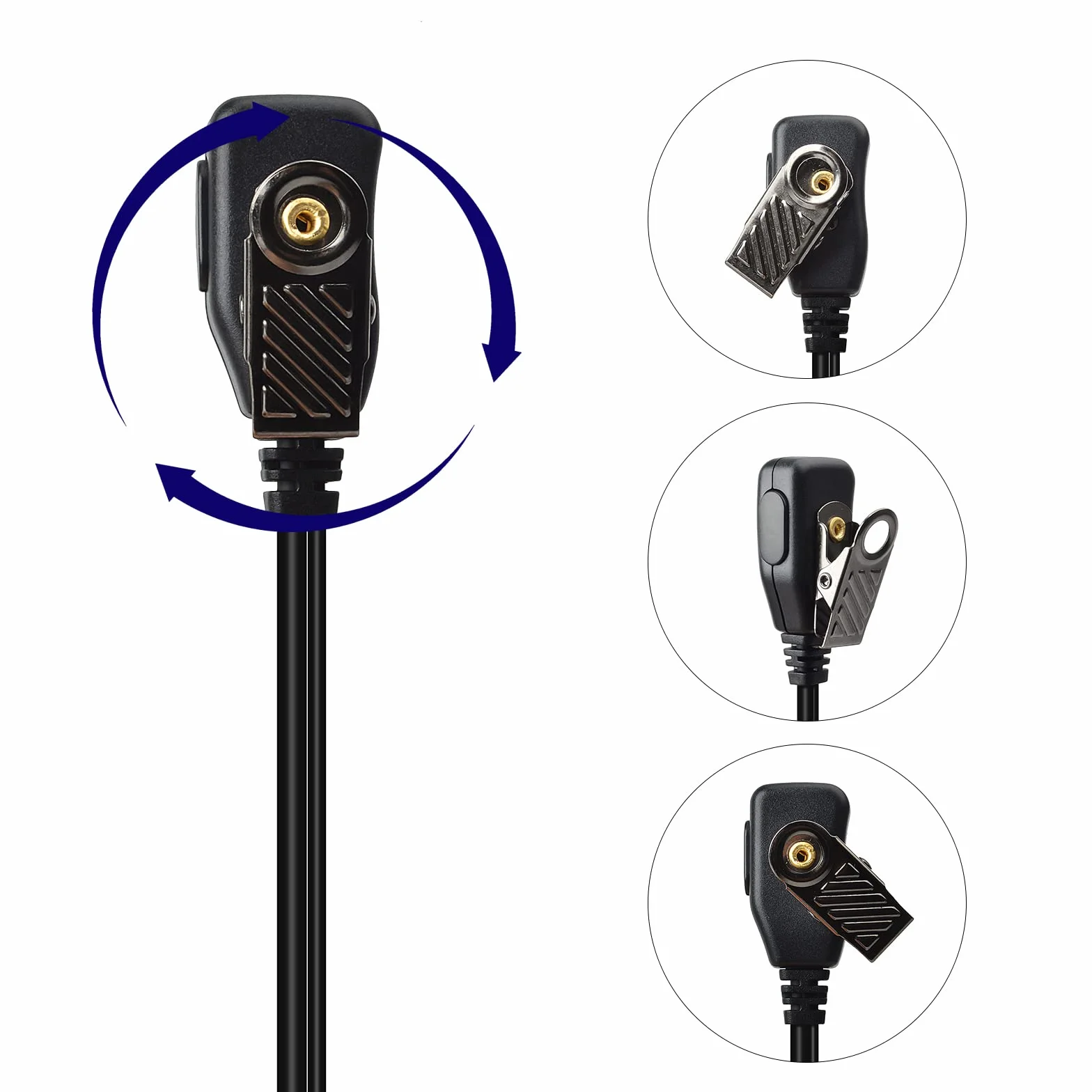 Auricolare Walkie Talkie da 2,5 mm compatibile con Motorola TLKR-T60 T61 T62 T80 T81 T82 T-92 H2O T80 Extreme T82 Extreme (2 pezzi)