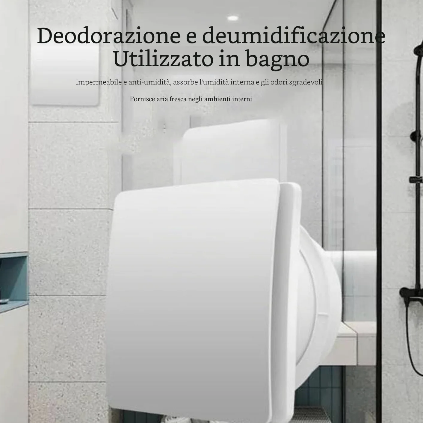 Aspiratore Bagno,Estrattore Aria con Valvola di Ritegno E Telecomando,190 M³/Ora Ventola Aspirazione,per Cucina,Toilette,Servizi Igienici, Garage,Calotta in ABS,B,4 Inches