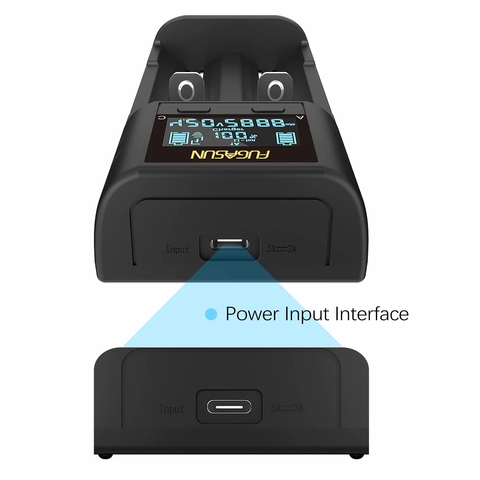 21750 21700 Caricabatterie,LCD intelligente 21750 18650 Caricabatterie Per 18650 20700 22700 26650 26700 16340 (RCR123) 17500 17650 17670 Batteria Ricaricabile con Scheda di Protezione PCB