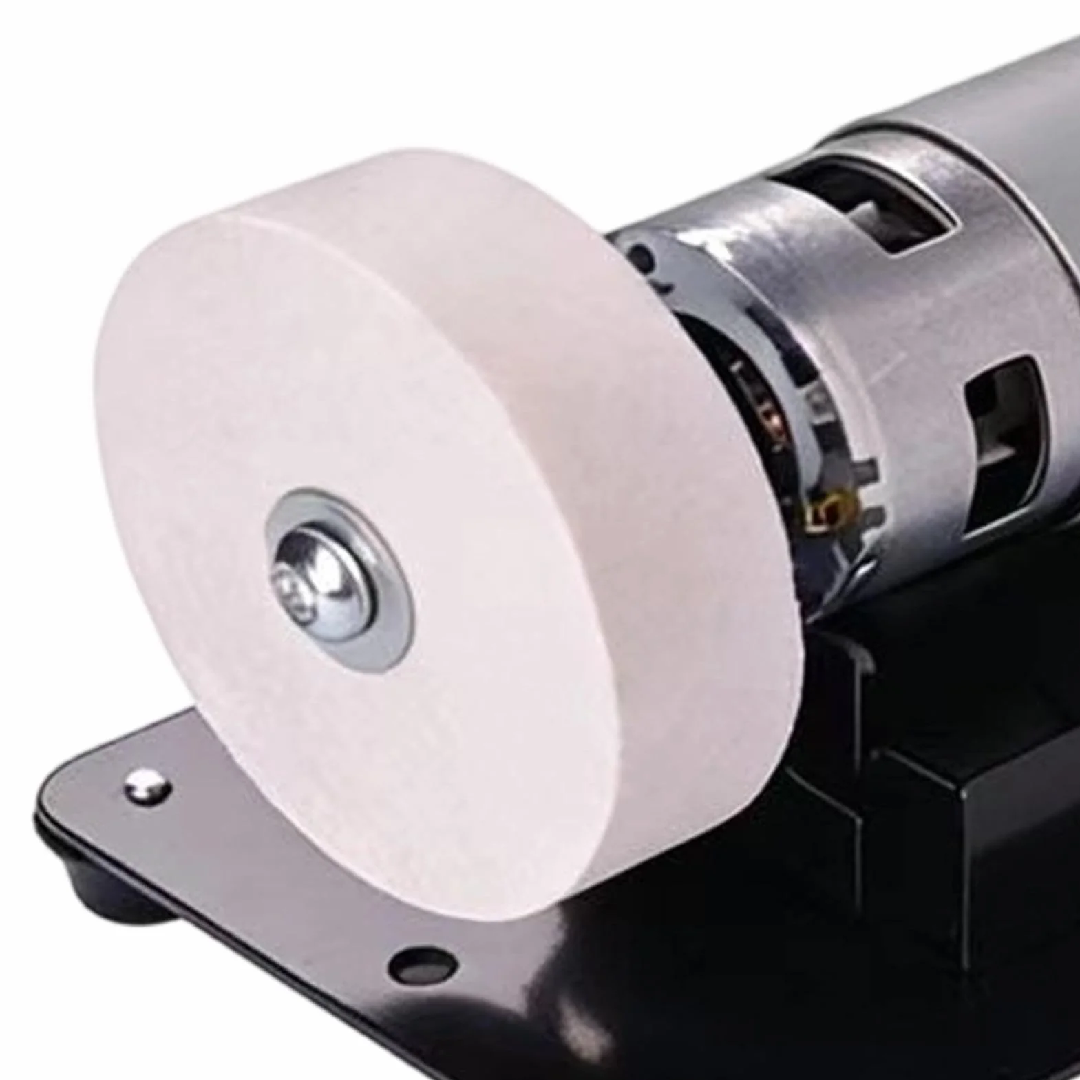 Mini Smerigliatrice Da Banco | 100W 6000 Giri/Min Max Velocità Mini Silenziosa,Levigatrice Lucidatrice Da Tavolo | Per Metallo, Fai Da Te, Lucidatura Gioielli, Levigatura, Modellismo, Incisione