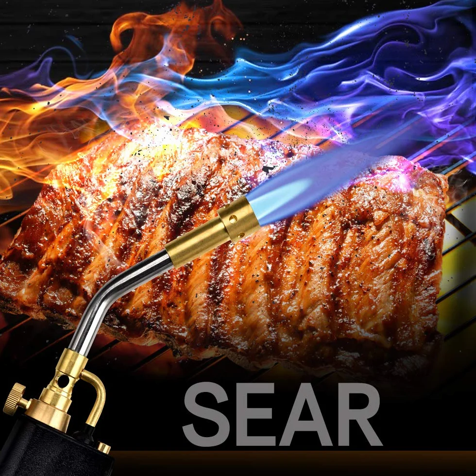 Torcia Propano MAPP per barbecue ad alta intensità con 3 ugelli