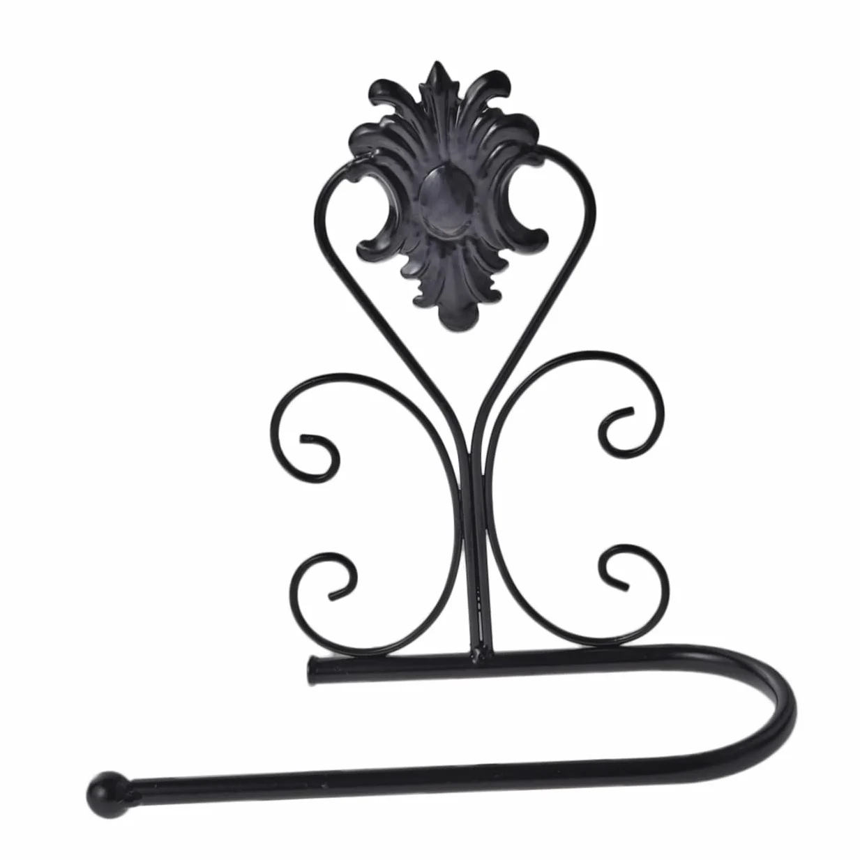 Cabilock 3pezzi Portarotolo Da Parete Ottone Antico Supporto Per Carta Igienica Retro Accessori Bagno Eleganti Nero Facile Installazione Inclusa