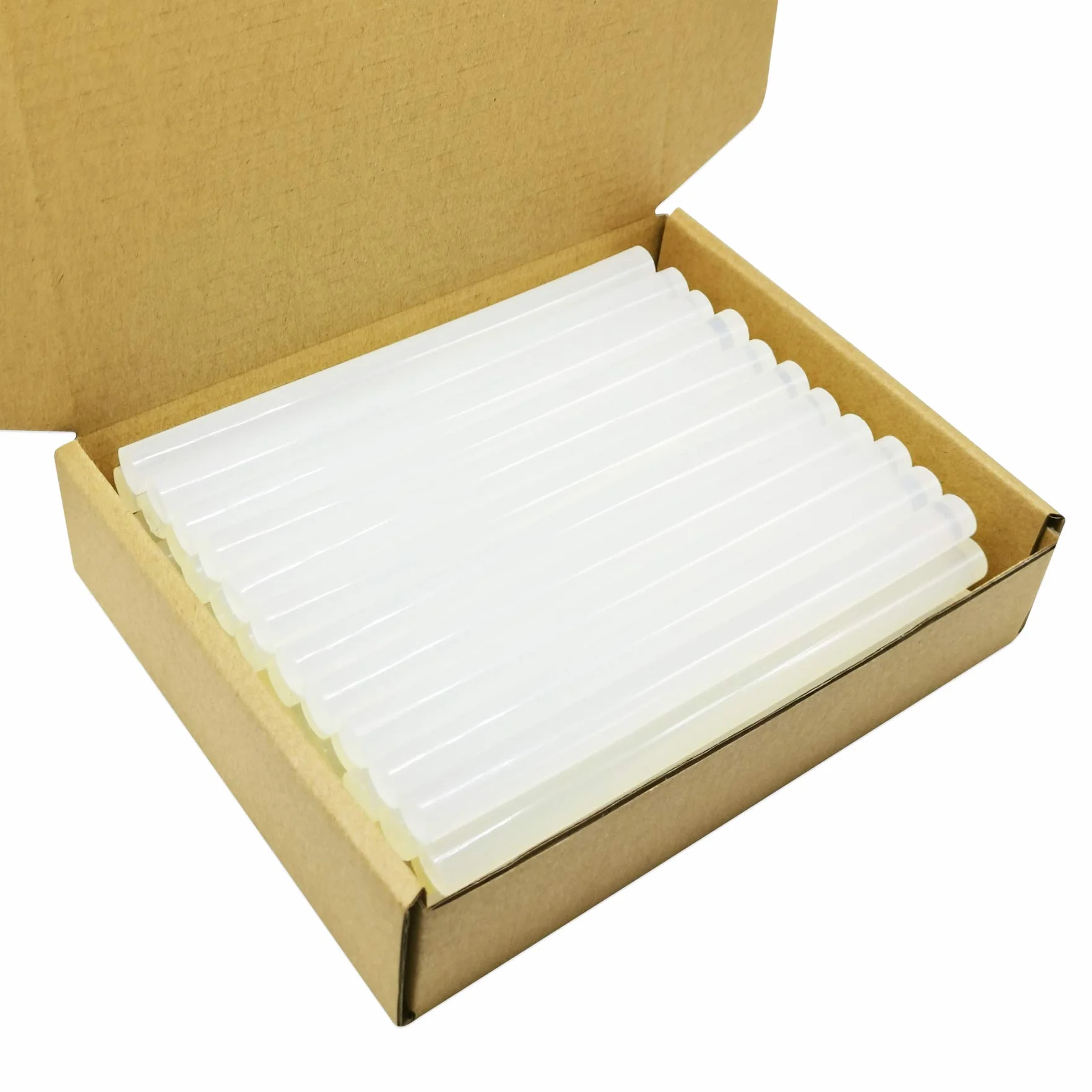 Bastoni di Colla a Caldo 11x150mm Trasparenti 40 Pezzi per Pistola 11mm