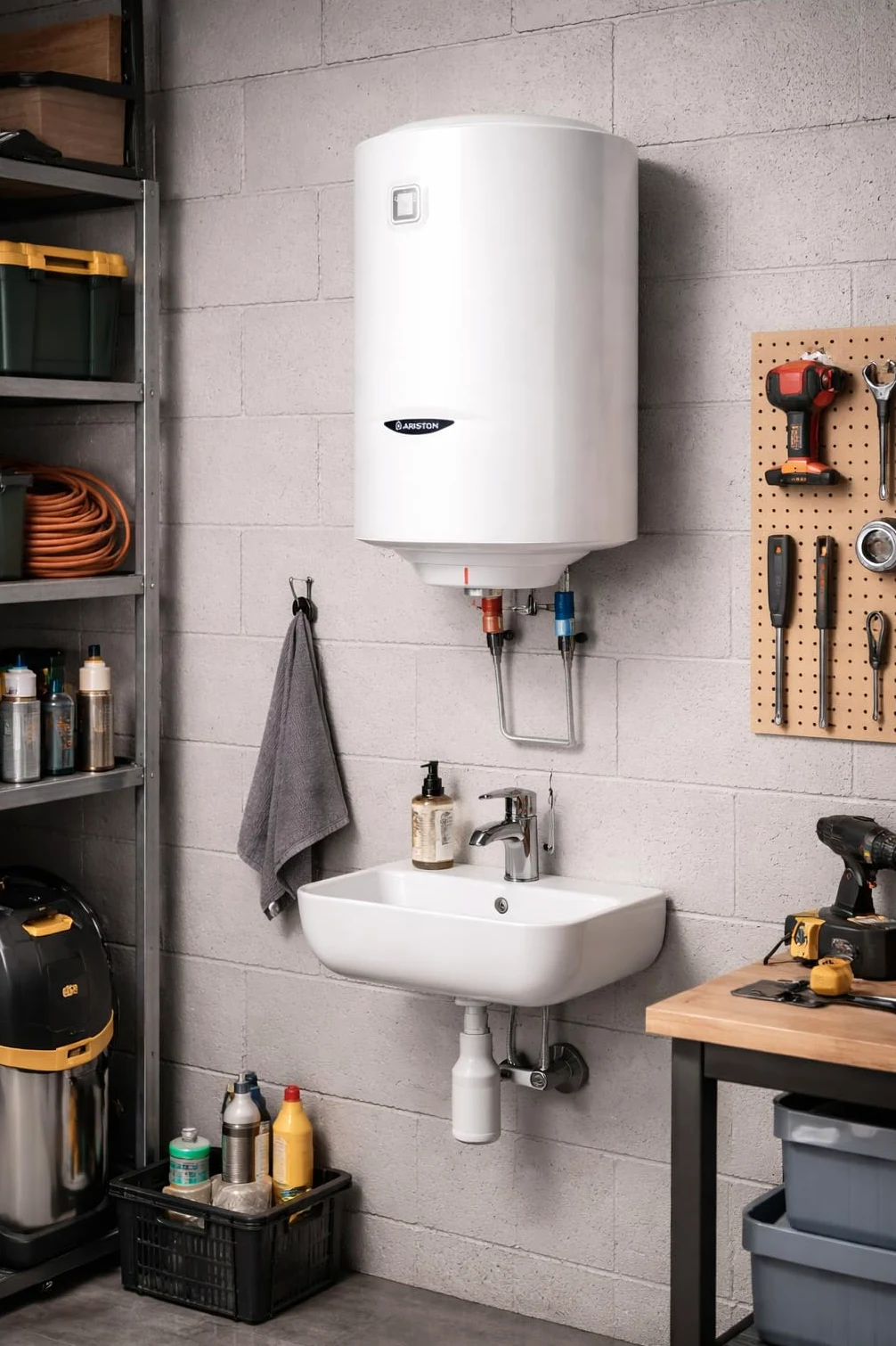 Ariston Pro1 R Scaldabagno Elettrico 80 Litri | Verticale, Resistenza Corazzata Sommersa - Regolazione della Temperatura Esterna e Meccanica