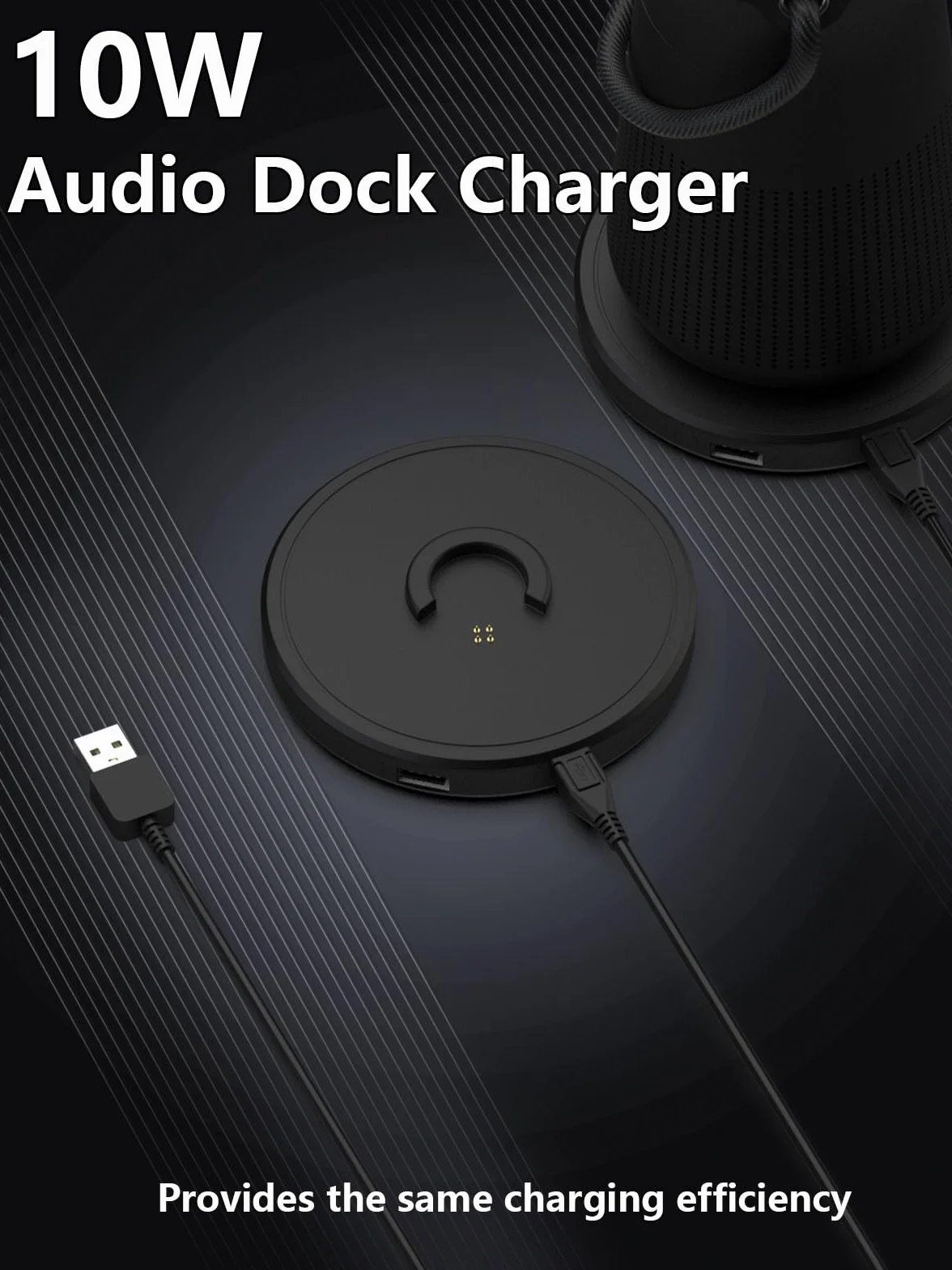 10W Bose Soundlink mini Caricatore da tavolo dock USB-A a Micro USB Cavo di ricambio Alimentatore 5V 2A Caricabatterie con dock per altoparlanti
