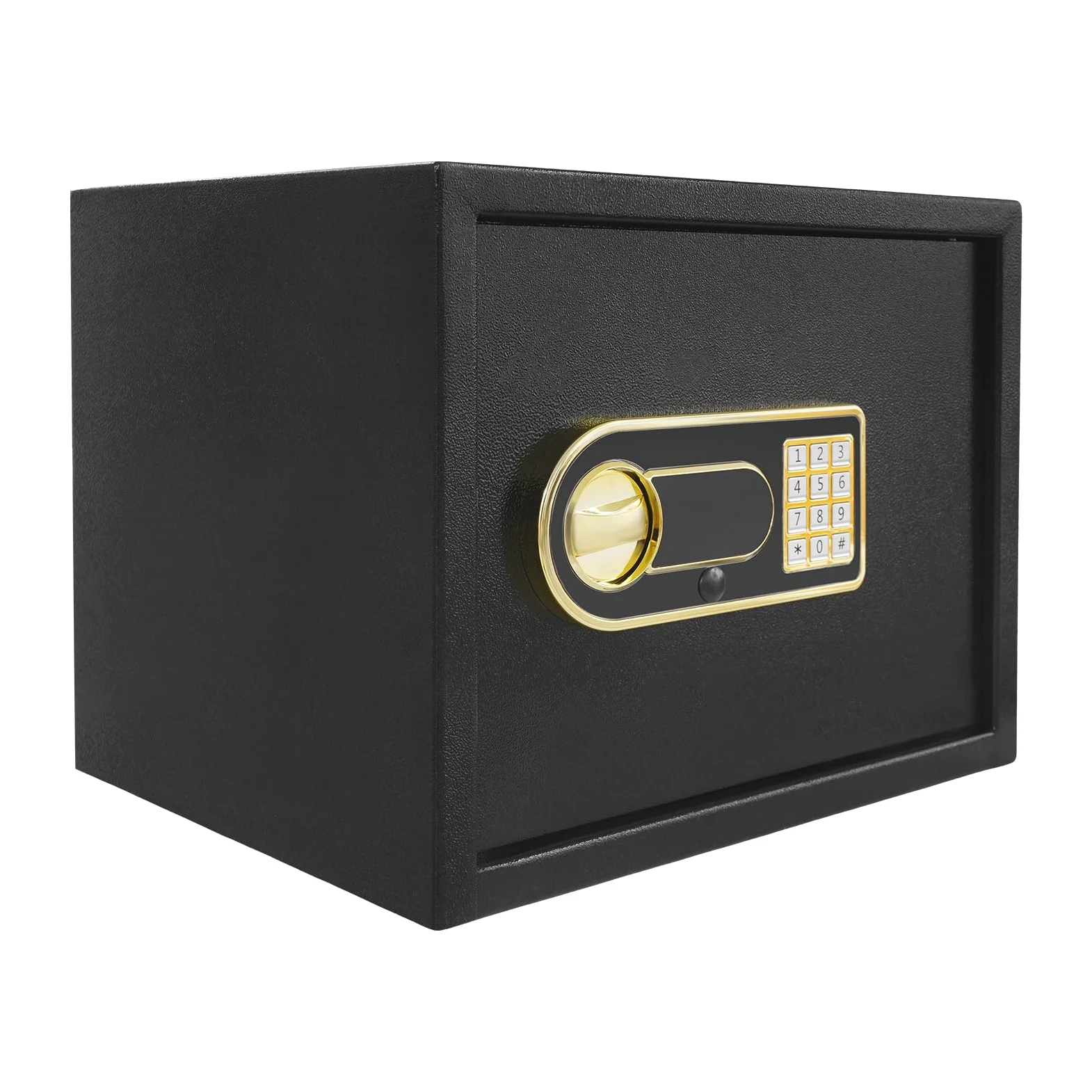 Cassaforte elettronica da 30 l, cassaforte per casa, cassaforte elettronica, cassaforte da parete, cassaforte digitale per mobili con refrattario, impermeabile, chiave di emergenza, per la casa, per