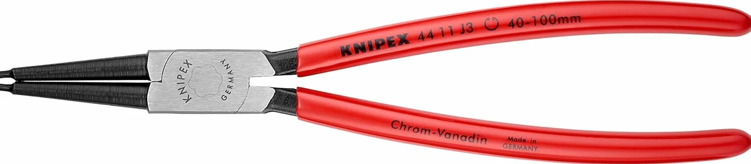 KNIPEX Pinza per anelli di sicurezza interni 225 mm 44 11 J3