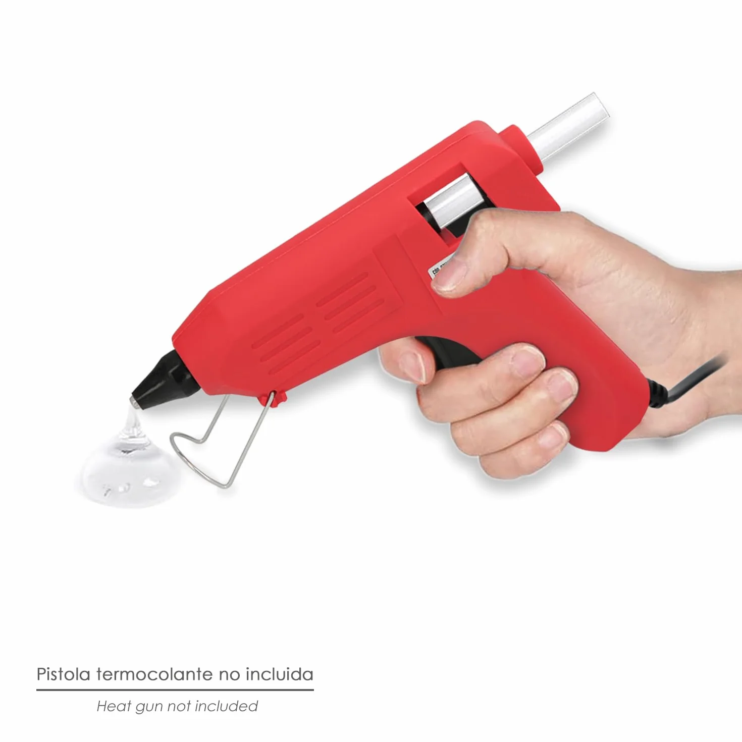 Barre di colla a caldo Ø 7,2 mm Silicone 12 pezzi Pistola Termofusibile