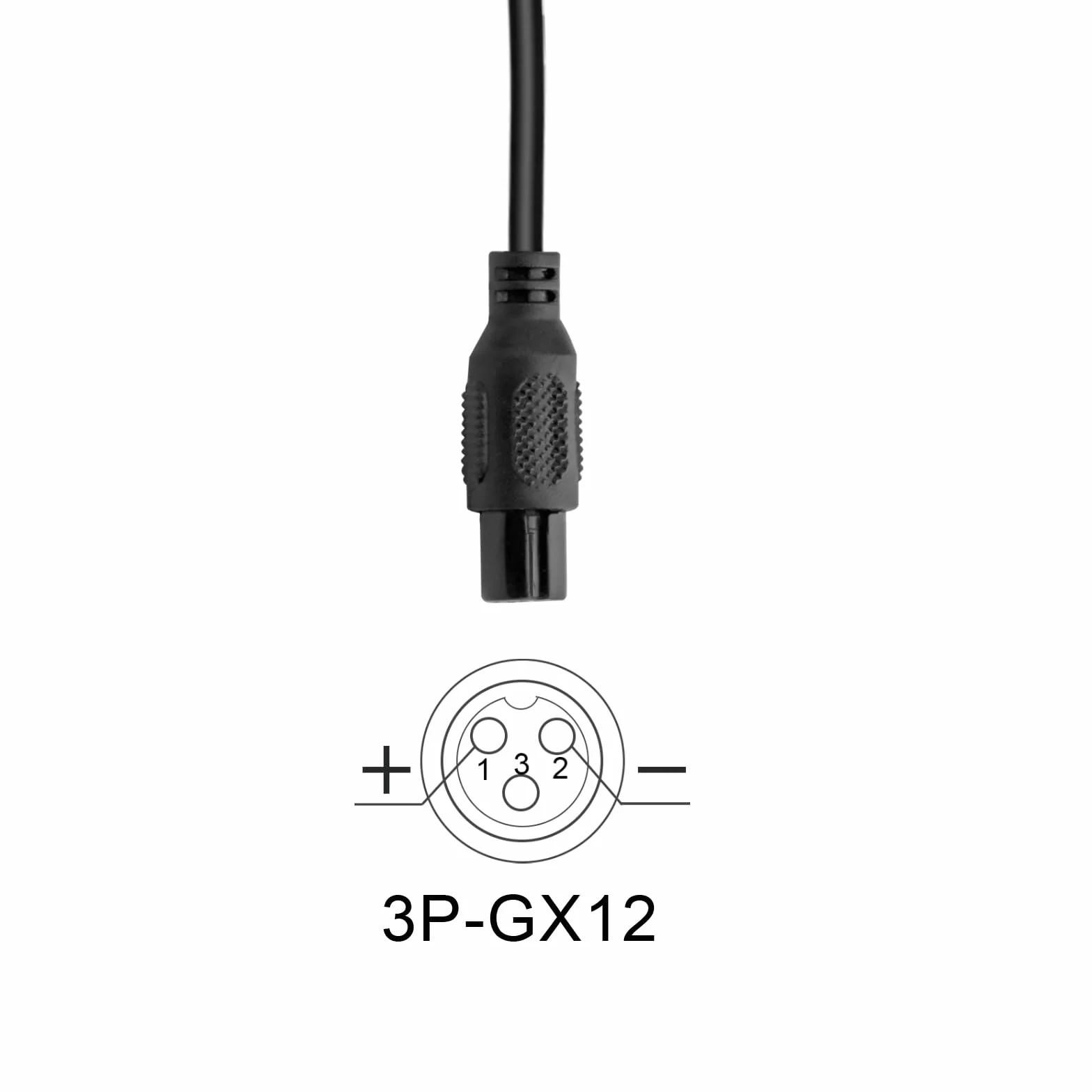 29,4V 2A Li-Ion Caricabatterie con Testina DC, XLR 3 Pin, 3P GX16, 3P GX12, 3P Adattatore di Alimentazione Plug