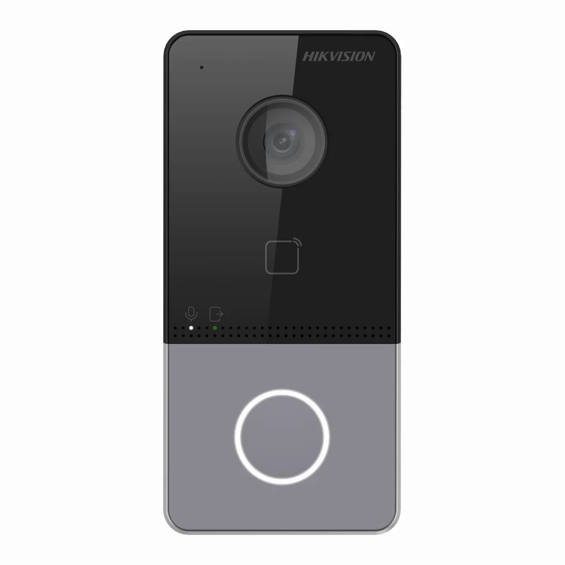 HIKVISION Stazione Esterna del Videocitofono IP Hikvision Campanello Wireless Videocamera Sorveglianza Esterno Funzionamento Autonomo o con Monitor Visione Notturna