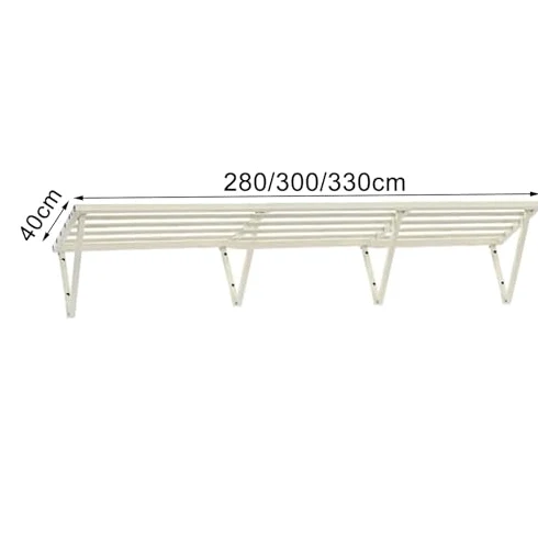 Mensole da parete – Scaffale resistente per garage, capannone, ufficio, cantina e officina, soluzione salvaspazio per strumenti e forniture