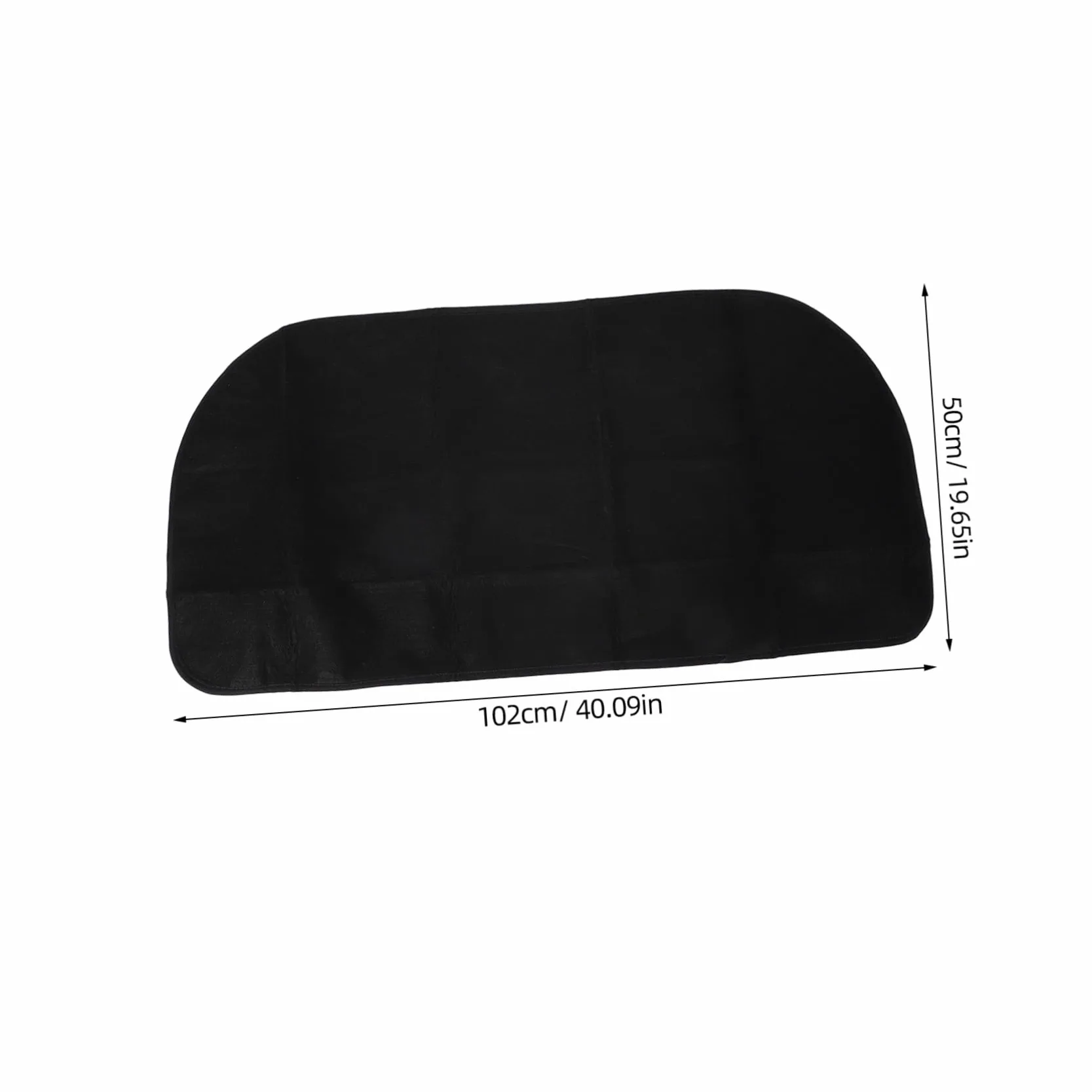 Mikinona Tappeto Ignifugo Semicircolare per Protezione Sicura per Ed Esterni Design per Grigliate e Isolante e Resistente al