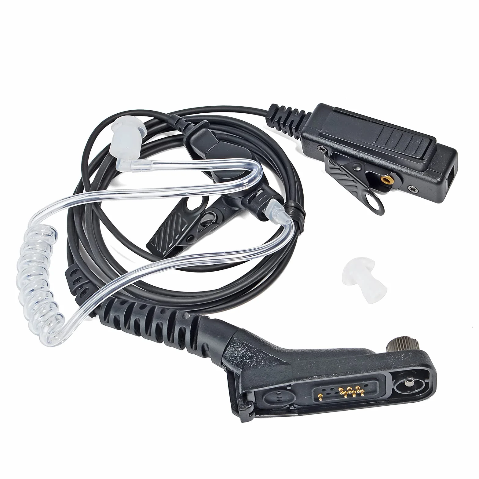 Auricolare con tubo acustico con microfono compatibile con Motorola DP3400 DP4400 DP4800 DGP4150 XiR-P8200 Xpr-6300 Radio bidirezionale multi-pin