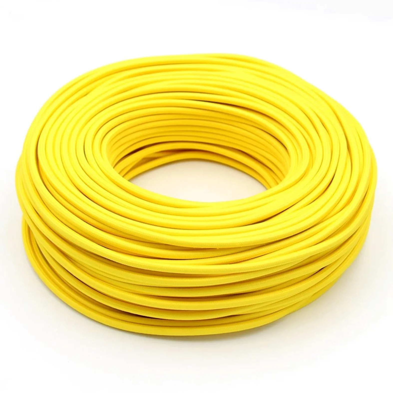filo tessile intrecciato, Cavo in tessuto VDE 2 conduttori 0,75 mm² multicolore 2-10 metri(37shiny gold,5meter)