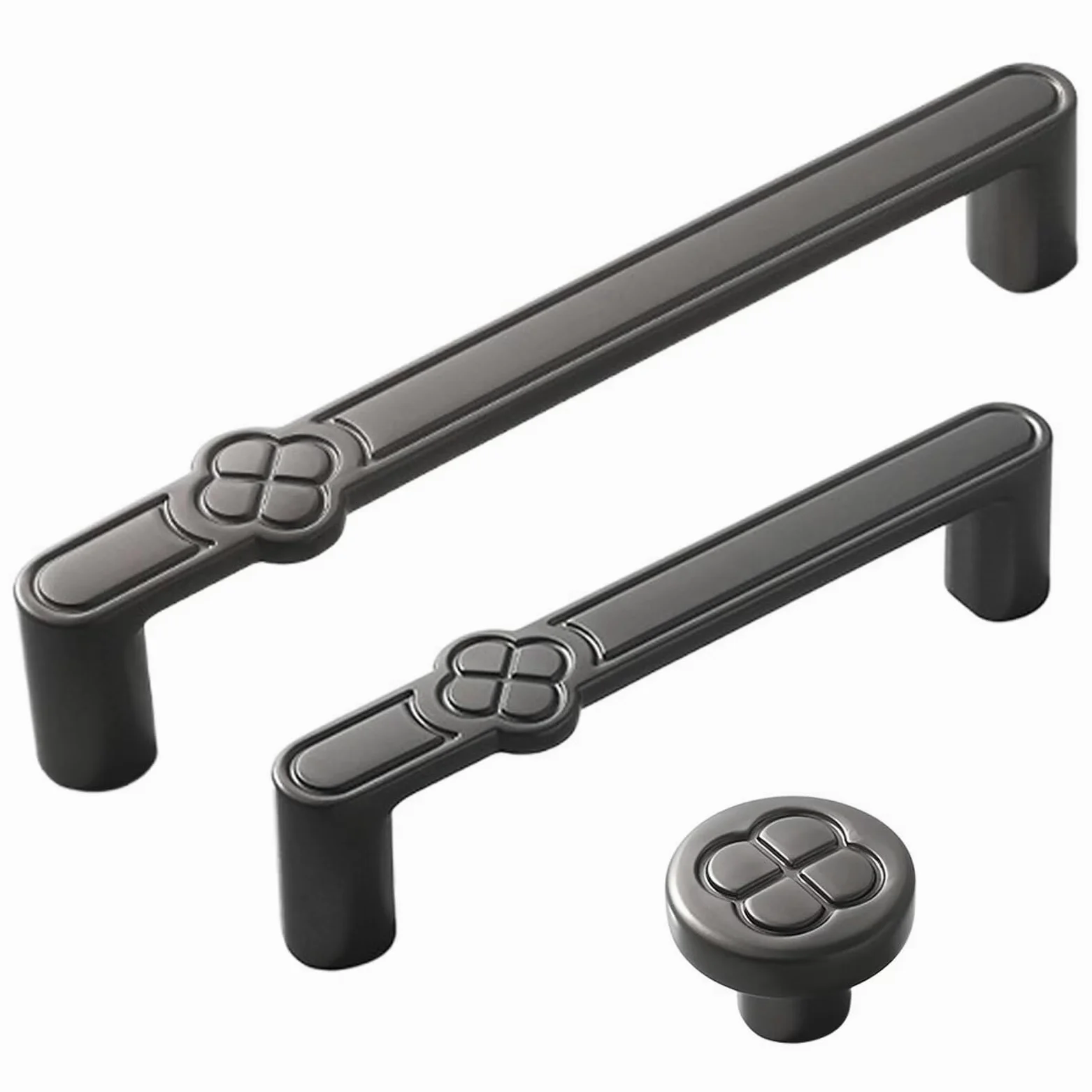 Confezione da 10 maniglie per armadietti, con foro centrale da 13 cm, in lega di zinco, per armadietti da cucina, armadi, cassettiere, in metallo massiccio, pomelli per mobili e maniglie