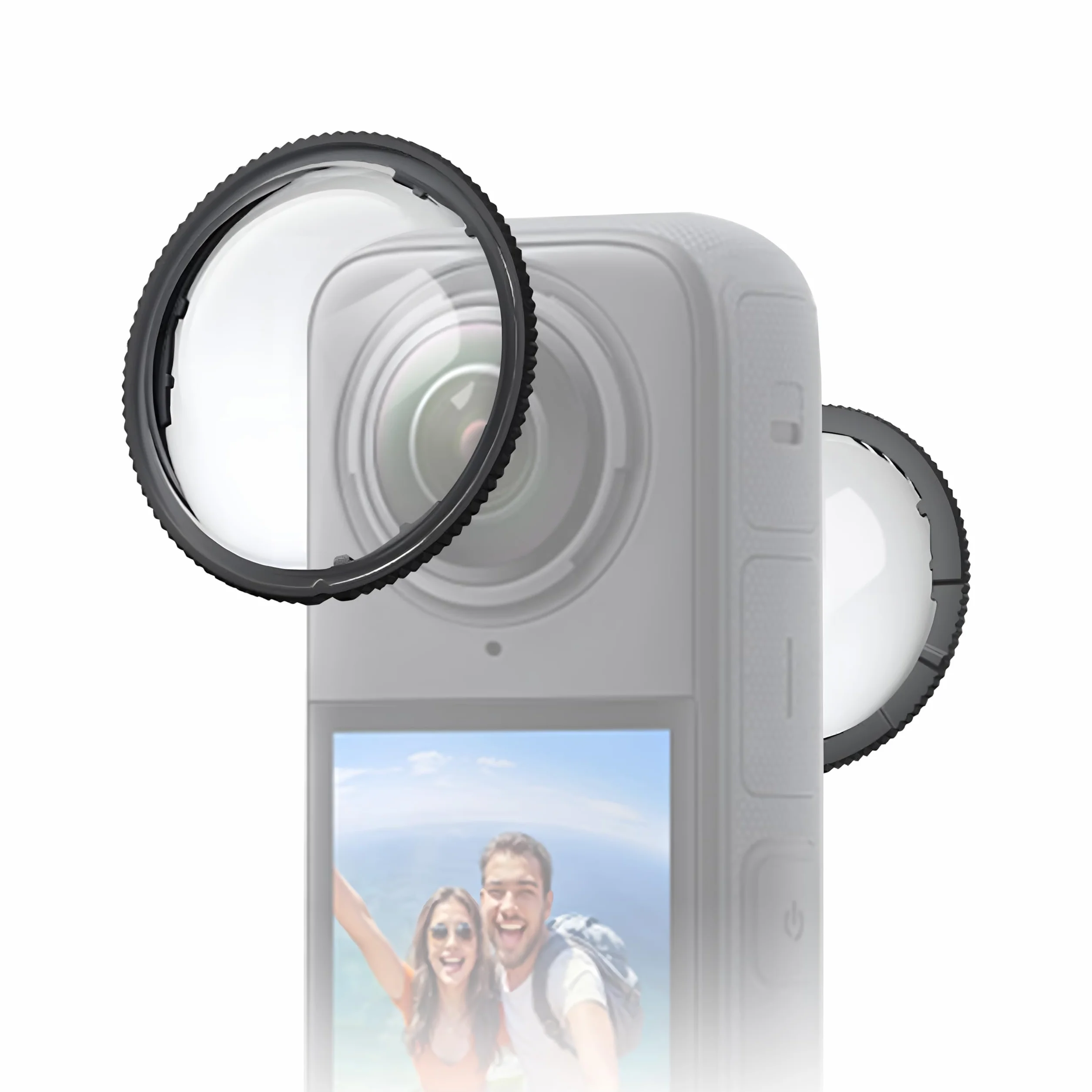 FiTSTILL Pellicola protettiva universale per lenti compatibile con Insta360X4 Sticky Easy Installation Film Set accessori durezza 9H resistente ai graffi