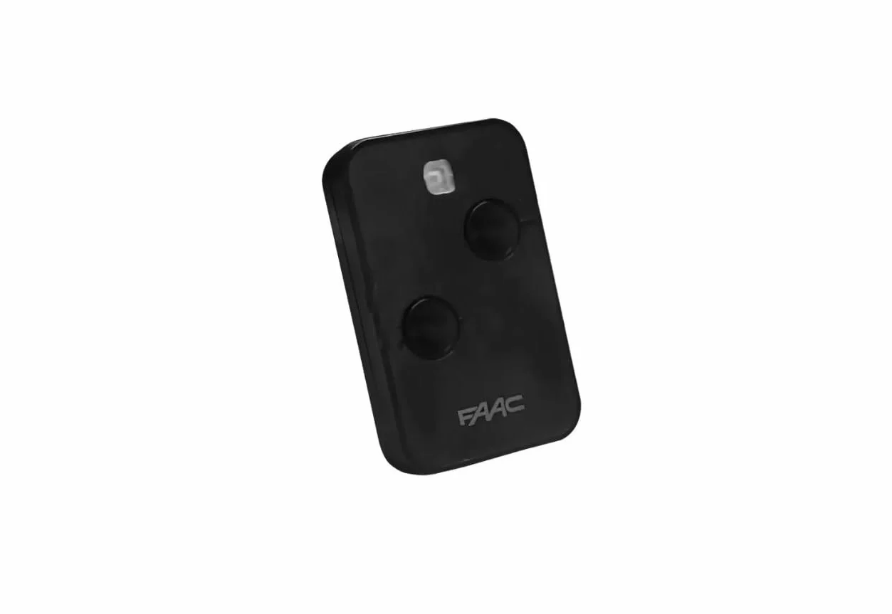 FAAC XTO2 Telecomando Cancello Automatico 2 Canali 433MHz Nero
